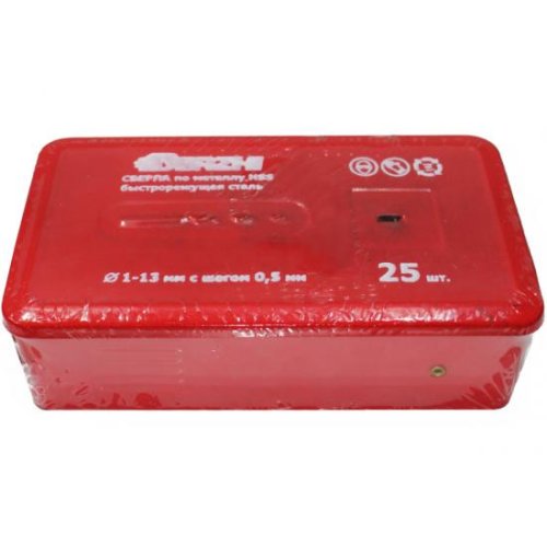 Набор свёрл по металлу Derzhi, полированные, HSS, 1-13 мм, 25 шт 8302-004  картинка